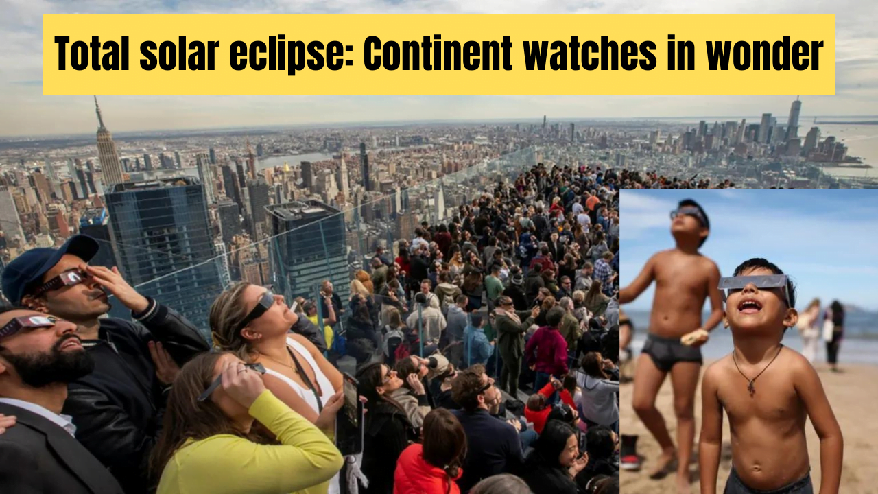 Total solar eclipse: Continent watches in wonder
